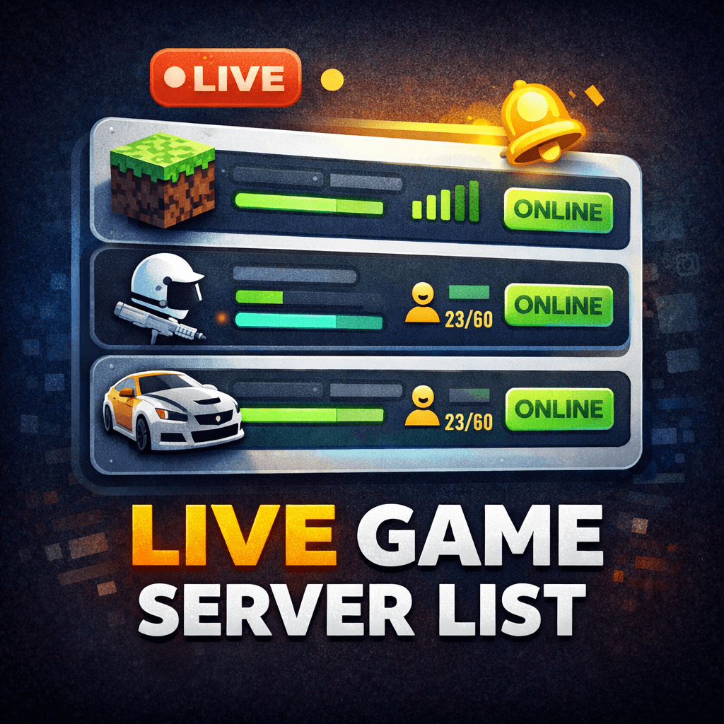 Live Game Server List — Live Game Server List